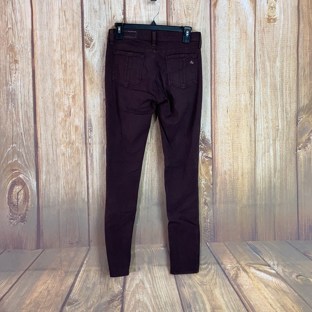 Rag&Bone Legging In Mulberry Pant Size 27 - image 4